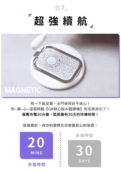 ｜meekee｜ Speak Freely Q8隨心說AI翻譯機｜21