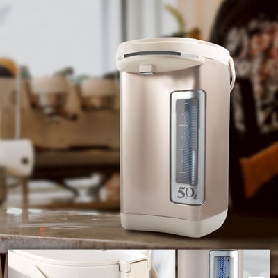 ｜AIWA 愛華｜三段定溫電熱水瓶AL-J5SG｜5L大容量 × 安全防護設計｜8