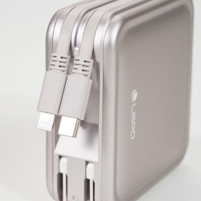 ｜LaPO｜三代WT-08｜超進化八合一無線快充行動電源｜ ｜三色可選｜琉光金｜微墨藍｜柔霧白｜22