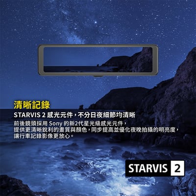 ｜Mio MiVue R880WD｜分離式鏡頭｜後視鏡型行車記錄器｜雙鏡2K｜新2代星光級｜送128G卡｜4