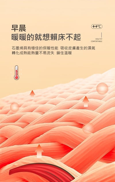 ｜品好物｜石墨烯離子能量循環被｜奶茶、藍色可選7