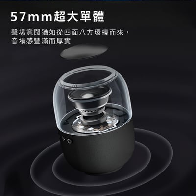 ｜PHILIPS｜ 炫彩RGB強力低音無線藍牙5.3喇叭｜8