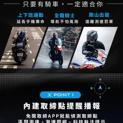 ｜品好物｜Moto Play MS1000機車數位投屏機｜導航 測速 錄音 通話｜3