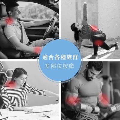 ｜RASTO｜AM5 液晶顯示48段深層筋膜槍｜6