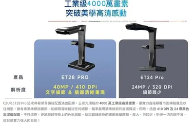 ｜CZUR｜ET28 Pro 究極職人文字工程掃描器｜5