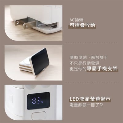 ｜KINYO｜10000mAh 9in1自帶AC萬用防爆行動電源｜14