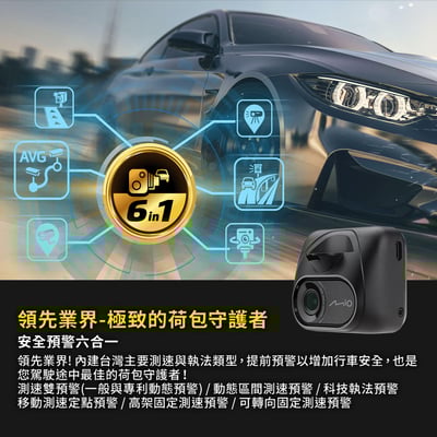 ｜MIO MiVue C595W｜星光級 安全預警六合一 GPS WIFI行車記錄器｜贈32G卡｜4
