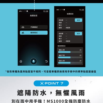 ｜品好物｜Moto Play MS1000機車數位投屏機｜導航 測速 錄音 通話｜16