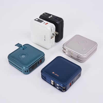 ｜LaPO｜10050mAh 日本松下電芯｜全功能無線充電行動電源_36.18Wh_具Wh標示｜快充自帶線｜Apple Watch｜小電流模式｜1