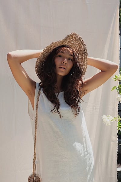 Bom Midi Dress in Pearl12