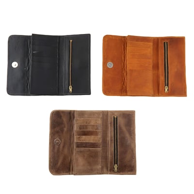 Flores 皮夾（駝）9