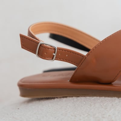 MIT經典交叉素面平底涼鞋2