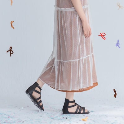 MIT簡約編織羅馬平底涼鞋4