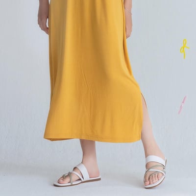 MIT撞色線條平底拖鞋5