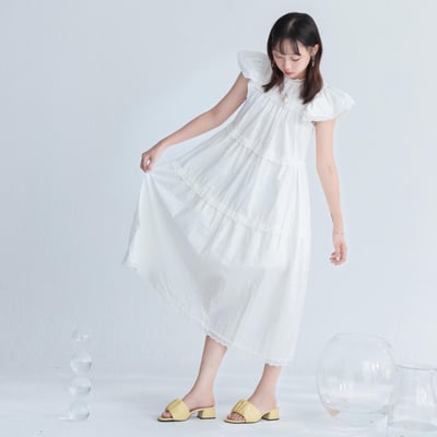 MIT雲朵抓皺一片式跟鞋4