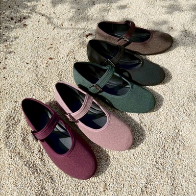 復古銀扣瑪莉珍奶奶鞋1