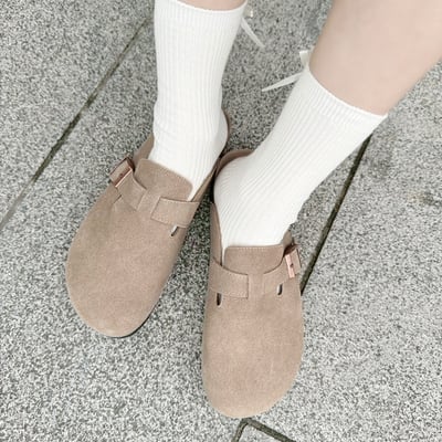 韓版包頭厚底穆勒拖鞋3