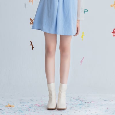 韓系襪套平底百搭短靴3
