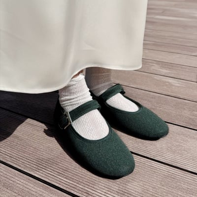 復古銀扣瑪莉珍奶奶鞋4