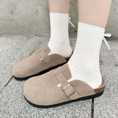 韓版包頭厚底穆勒拖鞋4