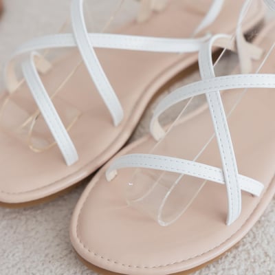 MIT交叉一字扣羅馬涼鞋2