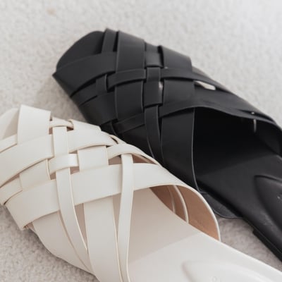 編織穆勒平底拖鞋2