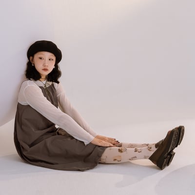 素面復古寬版厚底樂福鞋3