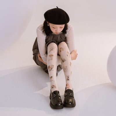 縫線貓咪寬版厚底樂福鞋2