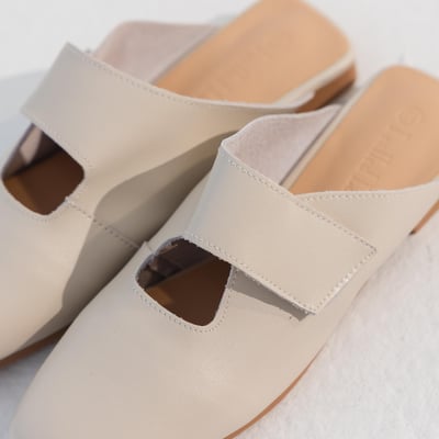 弧面魔鬼氈繫帶穆勒鞋5