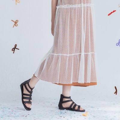 MIT簡約編織羅馬平底涼鞋5