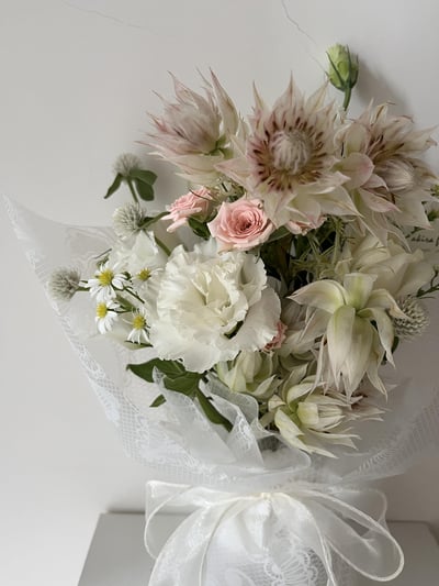 新娘花結婚登記花束 Blushing Bride Bouquet6