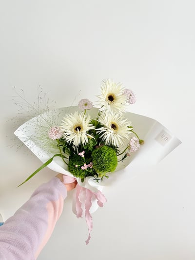 羽毛太陽自然客製花束 Customized Bouquet2
