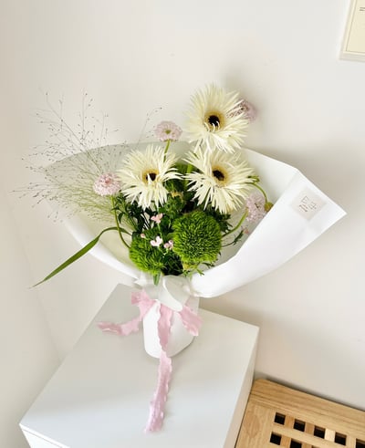 羽毛太陽自然客製花束 Customized Bouquet4