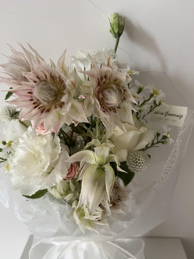 新娘花結婚登記花束 Blushing Bride Bouquet5