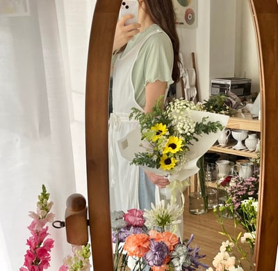 向日葵自然清新祝福花束 Customized Bouquet2