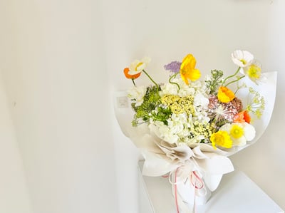 冰島罌粟週年紀念花束5