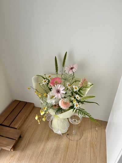 Sunshine For You 微風花園非洲菊客製花束 Customized Bouquet4