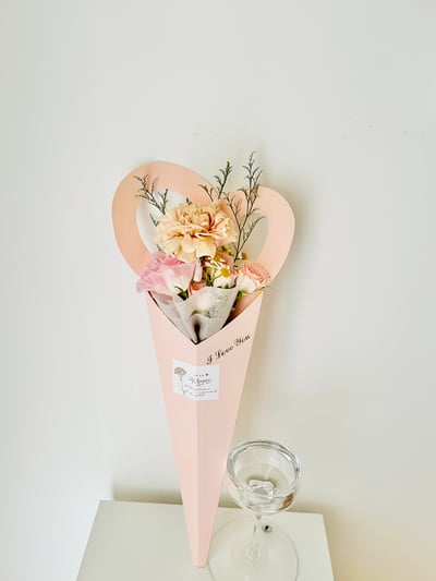 ❣️母親節韓式進口大康愛心花束盒（限量 Flower Gift4