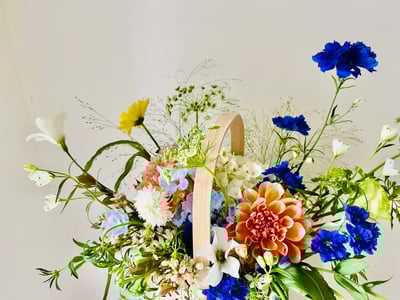 春之饗宴繁花提籃Spring wishes Centerpiece3