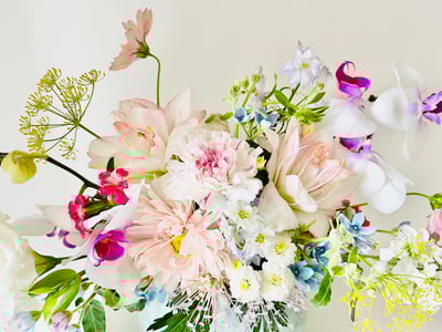 春綠彩虹盆花 Spring Rainbow Centerpiece2