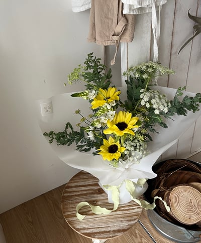 向日葵自然清新祝福花束 Customized Bouquet5