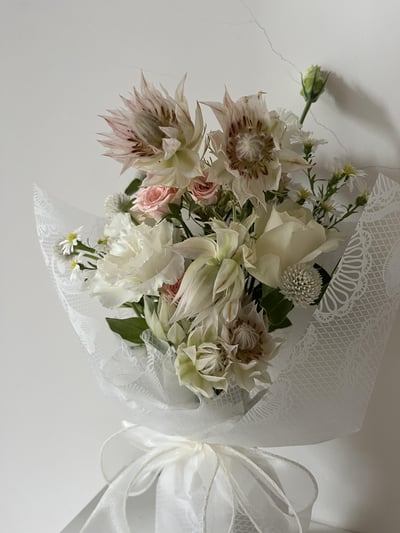 新娘花結婚登記花束 Blushing Bride Bouquet4
