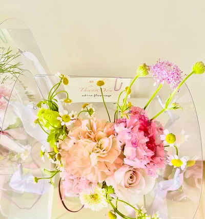 舞馨花園進口大康乃馨附瓶花盒 Flower Gift6