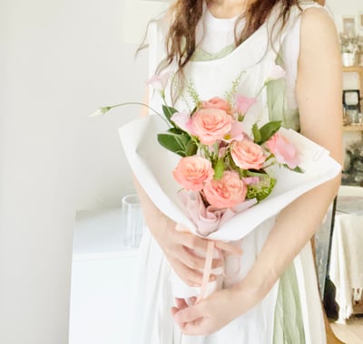 遇見你甜美玫瑰花束 Happiness Rose Bouquet1