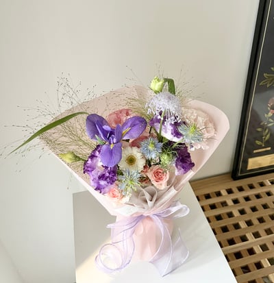 幻紫柔情客製花束 Customized Bouquet1