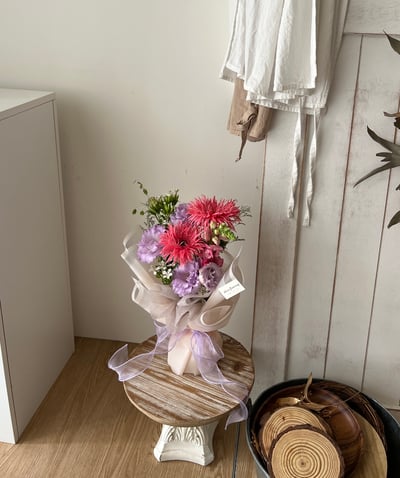 羽毛太陽自然客製花束 Customized Bouquet5