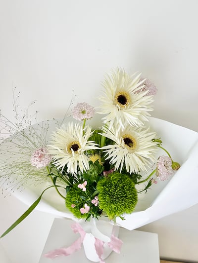 羽毛太陽自然客製花束 Customized Bouquet3