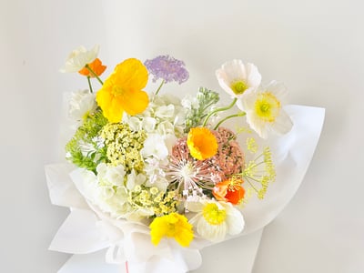 冰島罌粟週年紀念花束2