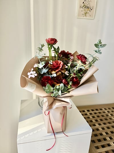 蝴蝶陸蓮祝福客製花束 Customized Bouquet5