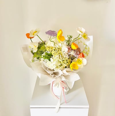 冰島罌粟週年紀念花束1